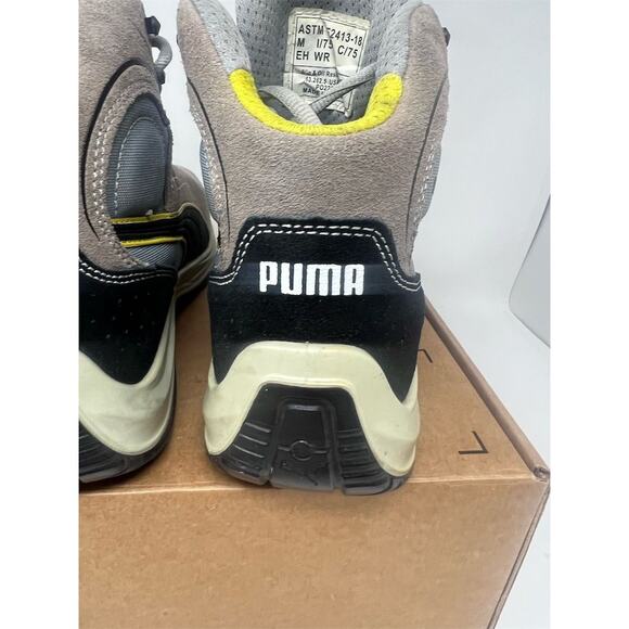 PUMA Men\'s Safety Work Boots Size 8.5 Grey Slip Resistant main image 14
